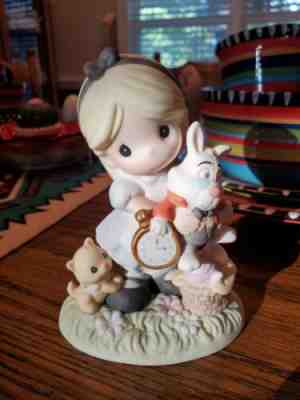 Precious Moments Disney Alice in Wonderland Figurine Its Never Too Late For  Fun