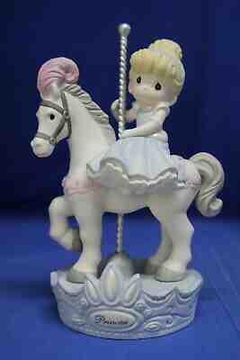 Disney Precious Moments Cinderella Carousel Horse Figurine 131037