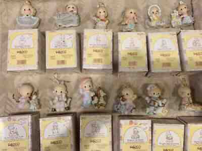 Precious Moments 12 Days of Christmas Ornaments Complete Set ~ Great Condition ~