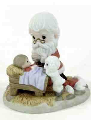 Precious Moments HOW GREAT THOU ART ~ Santa Baby Jesus Christmas factory 111008 RARE