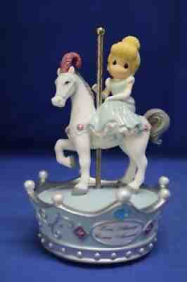 Disney Precious Moments Cinderella Carousel Horse Musical Figurine 131110