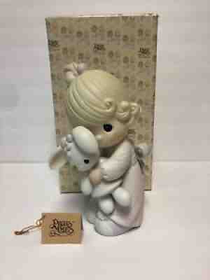 Limited Edition 104531 Precious Moments Jesus Loves Me 450/1000 Double Signed 9â?