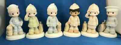 526568 526576 526584 527289 527297 527521 Precious Moments set of 6 Military