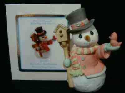 Precious Moments All is Bright Snowman Annual Porcelain Christmas Figurine