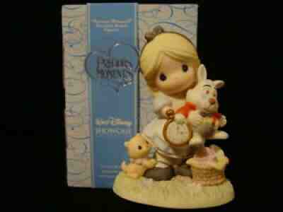 Precious Moments Disney Alice in Wonderland Figurine Its Never Too Late For  Fun