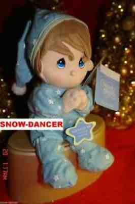 Precious Moments Prayer Pal Doll Recites Bedtime Prayer Boy Blue PJ'S Retired