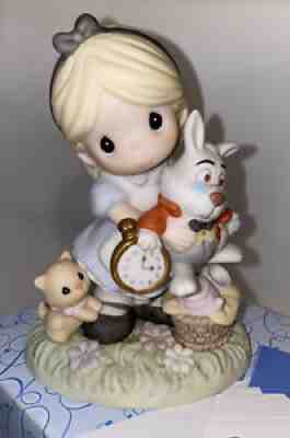 Precious Moments Disney Alice in Wonderland Figurine Its Never Too Late For  Fun