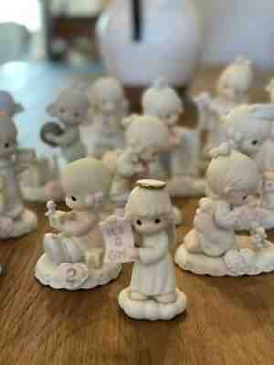 Precious Moments Lot Of Angels From The “Love Never Forgets” Collection Mint 3 