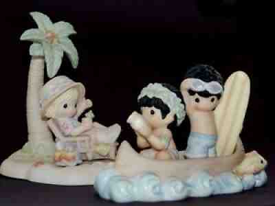 Precious Moments Figurine Set, Hawaii Event Aloha AinaÂ Signed by all 3,Â #4003250