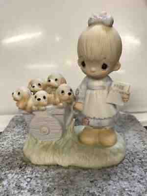 Precious Moments God Loveth a Cheerful Giver 1977 Original 21 Rare No Box
