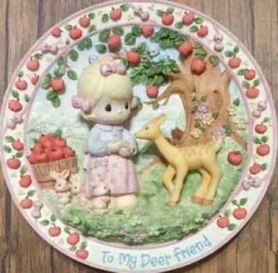 Precious Moments 3D Plate "To My Dear Friend" by Sam Butcher #04280