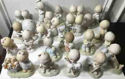 Precious Moments Comp Set 21 Original. God Loveth a Cheerful Giver + 3 Signed!