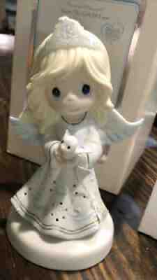 RARE!!â?w/ Tea Light â??May His Light Bring Peace To Your Life ?Precious Moment