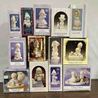 Precious Moments Lot - 13 Large Figurines in Original Boxes *See Description*