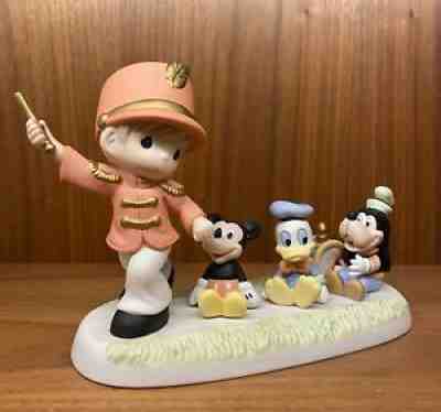 Precious Moments - Disney Leader Of The Band, Mickey, Donald & Goofy BNIB