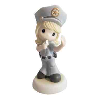 Precious Moments â??Serve and Protectâ? 2011 Lady Police Officer Figurine 112017