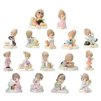 Precious Moments 01-16 Bundle of Growing in Grace - Brunette - Set of 16 Ages On