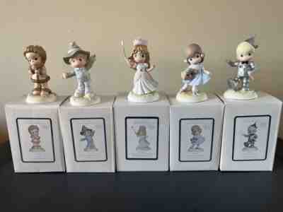 Precious Moments 2011 Wizard of Oz Figurine Set of 5 With Boxes RARE FREE SHIP*