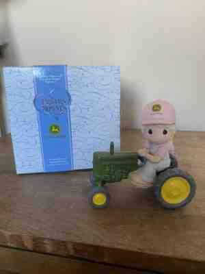 Precious Moments JOHN DEERE RIDING TOWARD GREENER PASTURES outlets 930014