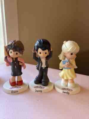 Precious Moments Figurines Grease Set Sandy, Danny, & Rizzo Authentic