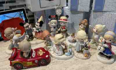 lot of 10 disney precious moments figurines