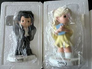 Precious Moments 2015 GREASE BUNDLE - Sandy Danny Rizzo Figurines With COA RARE