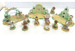 Enesco Precious Moments Wizard Of Oz Set Collectible Figures Home Decorative