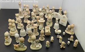 Bulk Lot Of Precious Moments Figurine Porcelain Bisque Collection Decorative