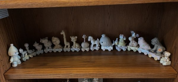 Precious Moments Birthday Train Baby, 1-15, Clown Leader Complete Set