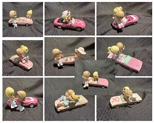 Precious Moments Hamilton Collection On The Road To A Cure Lot Of 10; Ford