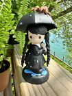 Wednesday Addams & Thing Repurposed  Altered Precious Moments Refurbished OOAK