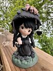 Wednesday Addams & Thing Repurposed  Altered Precious Moments Refurbished OOAK