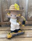 Beekeeper Save the Bees Repurposed  Altered Precious Moments Refurbished OOAK
