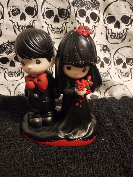remastered gothic precious moments figurine