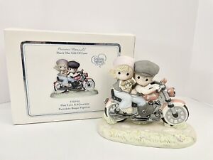 2012 Precious Moments “Our Love Is A Journey”Large Motorcycle Figurine 123025