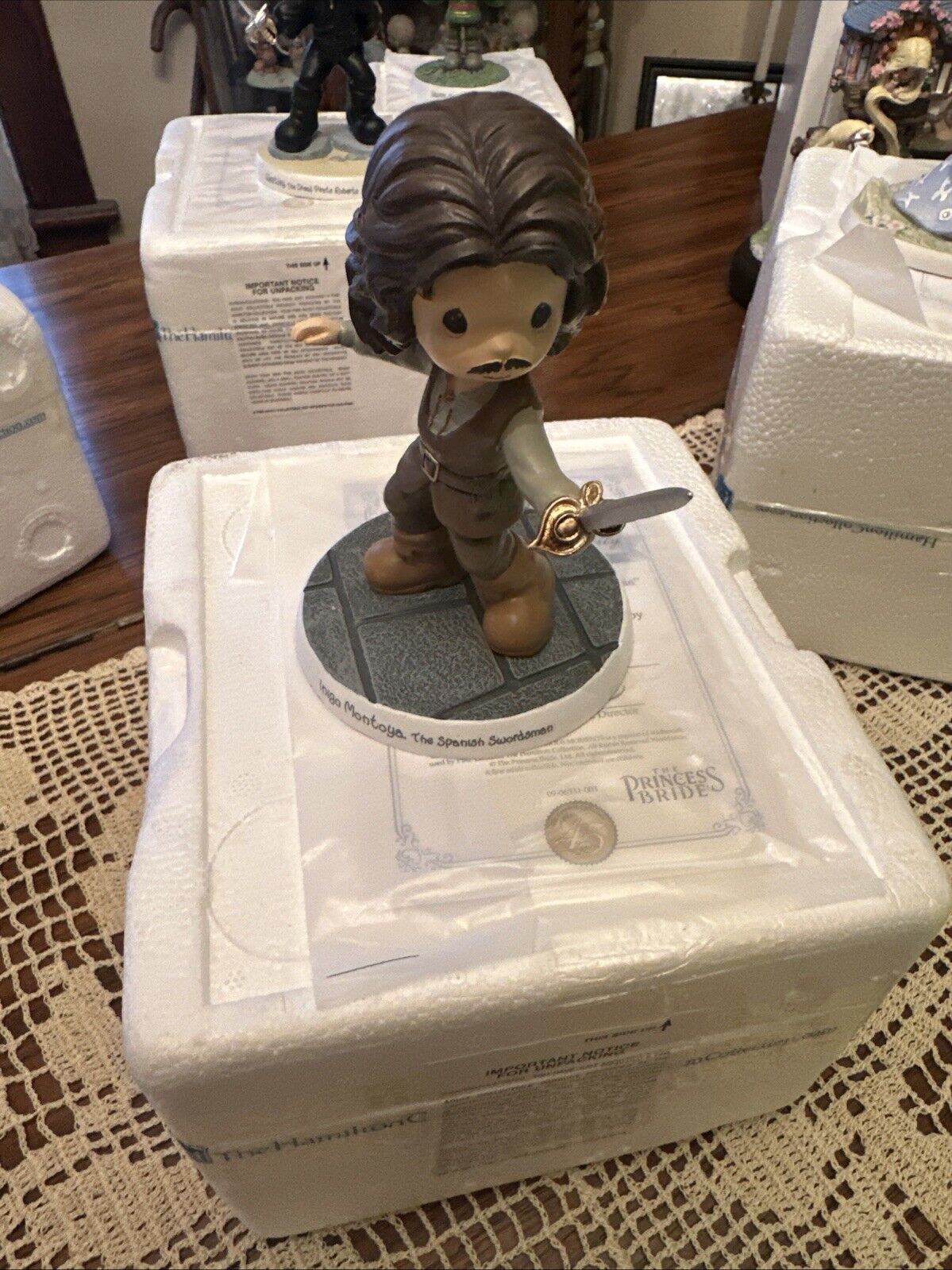 The Princess Bride Precious Moments Collection Inigo Montoya, The Spanish Swords