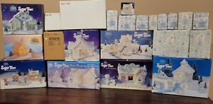 Sugar Town Complete Sets + 27 Pieces! W/ Chapel & Clock- Never Unboxed! NIB