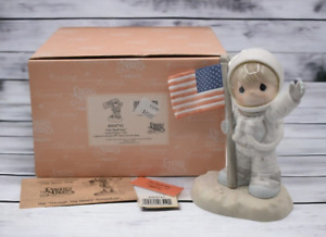 Precious Moments - ONE SMALL STEP Limited Edition 7,500 SPACE on sale ASTRONAUT