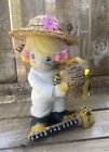 Beekeeper Save the Bees Repurposed  Altered Precious Moments Refurbished OOAK