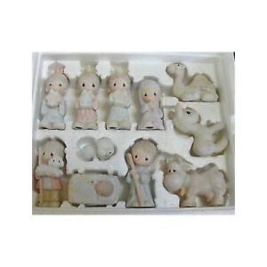 Precious Moments Mini Nativity Set  E2395 -  Come Let Us Adore Him