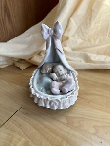 1993 Lladro Sweet Dreamer Babies Hand Made Retired Glazed Mint Figurine # 6127
