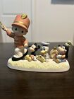 Precious Moments - Disney Leader Of The Band, Mickey, Donald & Goofy - Rare