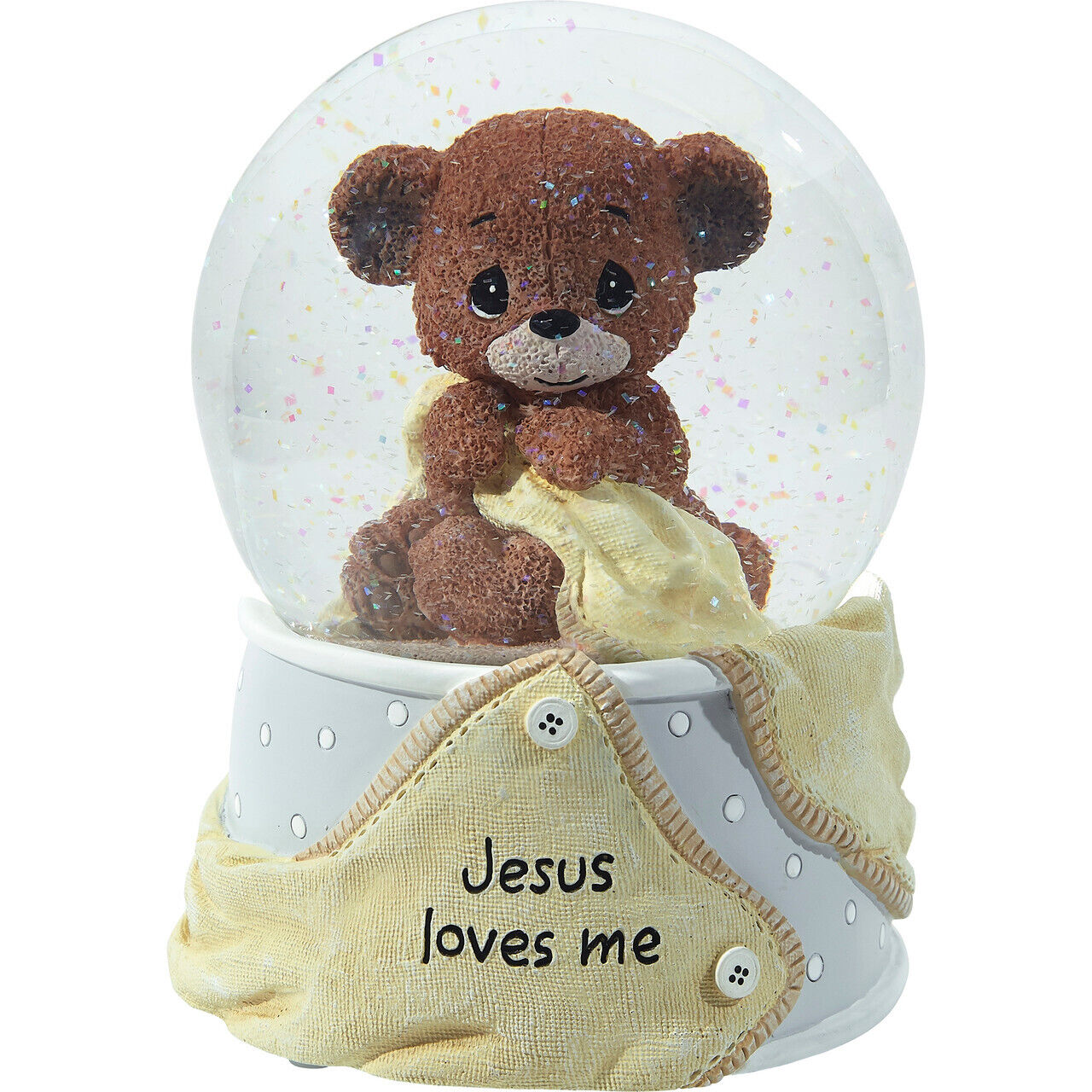 Precious Moments Jesus Loves Me Musical Snow Globe