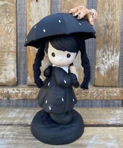 Wednesday Addams Thing Repurposed  Altered Precious Moments Refurbished OOAK