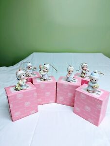 Precious Moments Ornaments 528676 529451 529532 531820 531863 532193-6 Piece Set