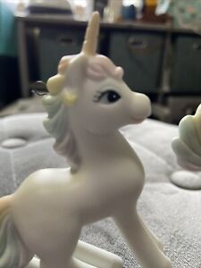 Precious Moment Retired Mini Figurine Ornament hand painted, 1982 Unicorn -3