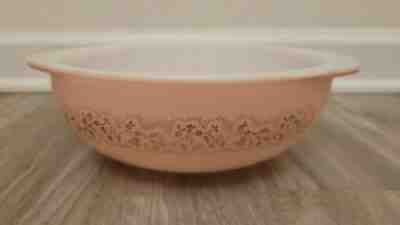 Rare Vintage 1959 Pink Duchess Pyrex Casserole 024 2Qt. UPDATED PICTURES!!
