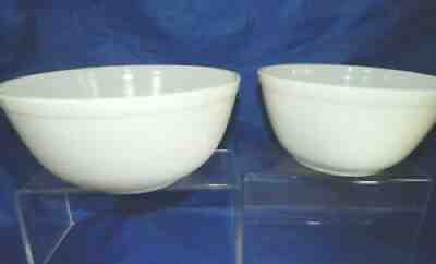 PYREX Vintage OPAL Mixing Bowl Set 402, 403 Unmarked MCM 1954