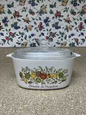 Vintage corningware pyrex spice of life 3 QT