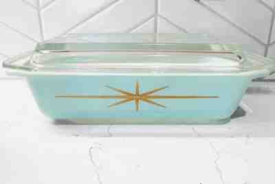 Pyrex Snowflake Turquoise Space Saver 2 Qt. buy Casserole Dish